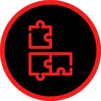 Puzzle Creative Icon Design vector