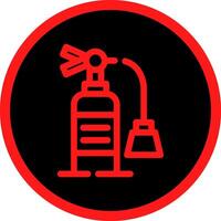 Fire Extinguisher Creative Icon Design vector