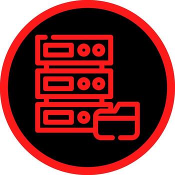 diseño de icono creativo de base de datos vector