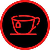 Tea Cup Creative Icon Design vector