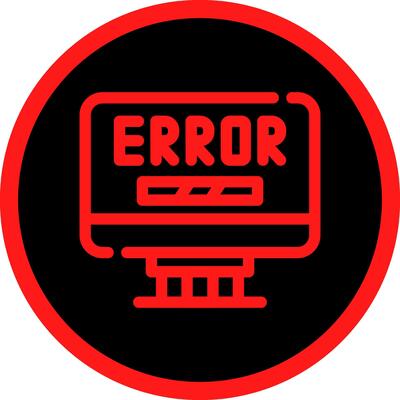 Error Creative Icon Design