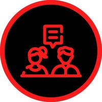 Talk Creative Icon Design vector