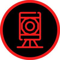 Theodolite Creative Icon Design vector