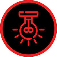Light Bulb Creative Icon Design vector