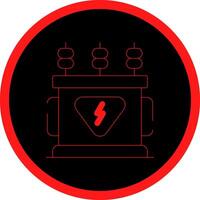 Power Transformer Creative Icon Design vector