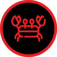 Crab Creative Icon Design vector