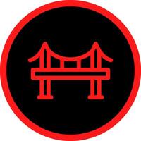 Bridge Creative Icon Design vector