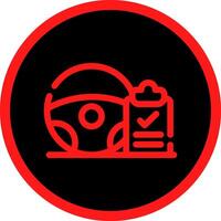 Book a Test Drive Creative Icon Design vector