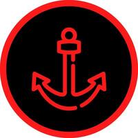 Anchor Creative Icon Design vector