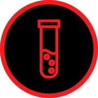 Test Tube Creative Icon Design vector