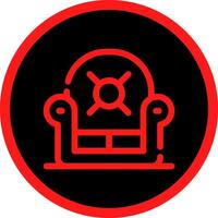 Armchair Creative Icon Design vector