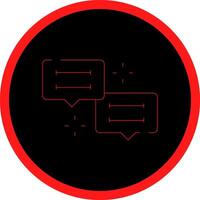 Conversation Creative Icon Design vector