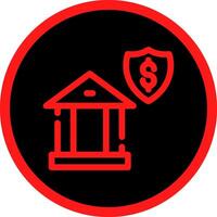 Banking Security Creative Icon Design vector