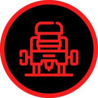 Router Machine Creative Icon Design vector