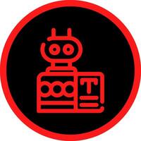 bots redaccion creativo icono diseño vector
