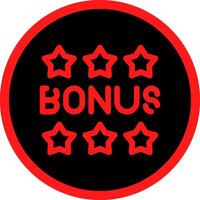 Bonus Creative Icon Design vector