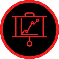 Board Graph Creative Icon Design vector