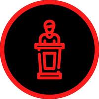 Witness Creative Icon Design vector