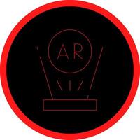 Augmented Reality Creative Icon Design vector