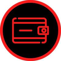 Wallet Creative Icon Design vector