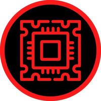 Processor Creative Icon Design vector