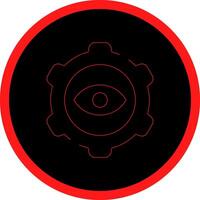 Eye Setting Creative Icon Design vector
