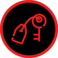 Hotel Key Creative Icon Design vector