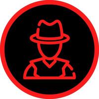 diseño de icono creativo detective vector