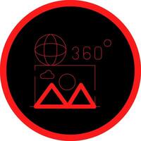 360 Image Creative Icon Design vector