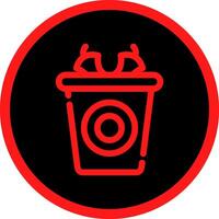 Waste Creative Icon Design vector