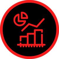 Statistical Analysis Creative Icon Design vector