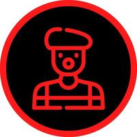 Mime Creative Icon Design vector