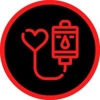 Blood Donation Creative Icon Design vector