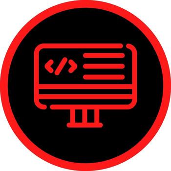 web programación creativo icono diseño vector