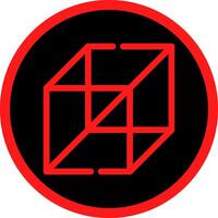 3d Cube Creative Icon Design vector