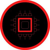 Processor Creative Icon Design vector