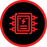 Electrical Panel Creative Icon Design vector