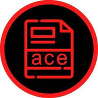 ACE Creative Icon Design vector