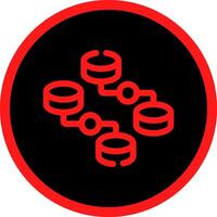 desestructurado datos creativo icono diseño vector