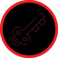 Door Key Creative Icon Design vector