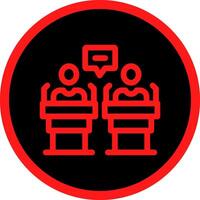 Debate Creative Icon Design vector