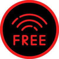 Free Wifi Creative Icon Design vector