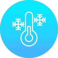 diseño de icono creativo de temperatura vector