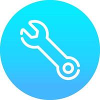 Wrench Creative Icon Design vector