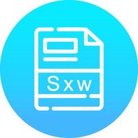 Sxw Creative Icon Design vector