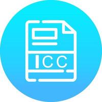 ICC Creative Icon Design vector