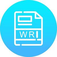 WRI Creative Icon Design vector