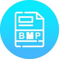 bmp creativo icono diseño vector