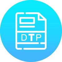 DTP Creative Icon Design vector