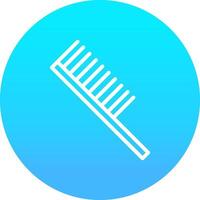 Hair Comb Creative Icon Design vector